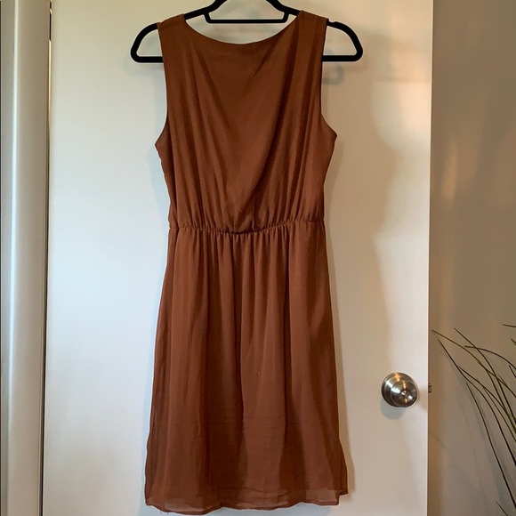 🌸 H&M dress in brown size 8 - Picture 3 of 8